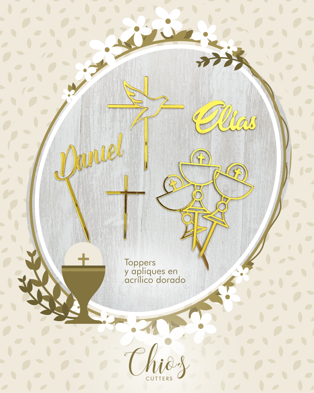 CHIOS CUTTERS cortadores de galletas, stencil, sellos acrilicos y productos para resposteria en Ecuador