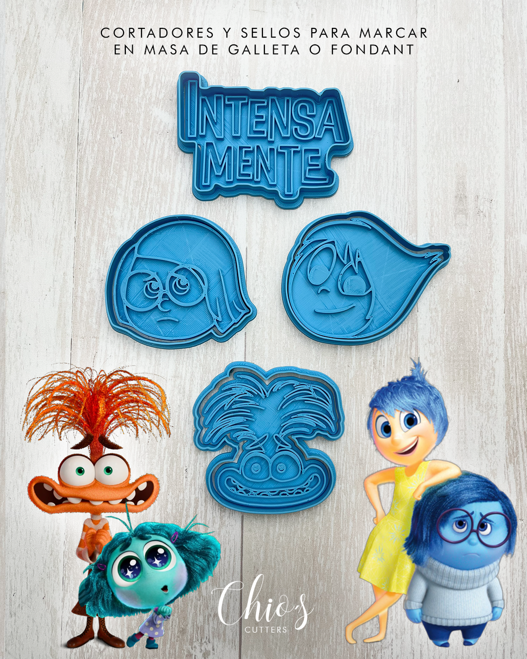 CHIOS CUTTERS cortadores de galletas, stencil, sellos acrilicos y productos para resposteria en Ecuador